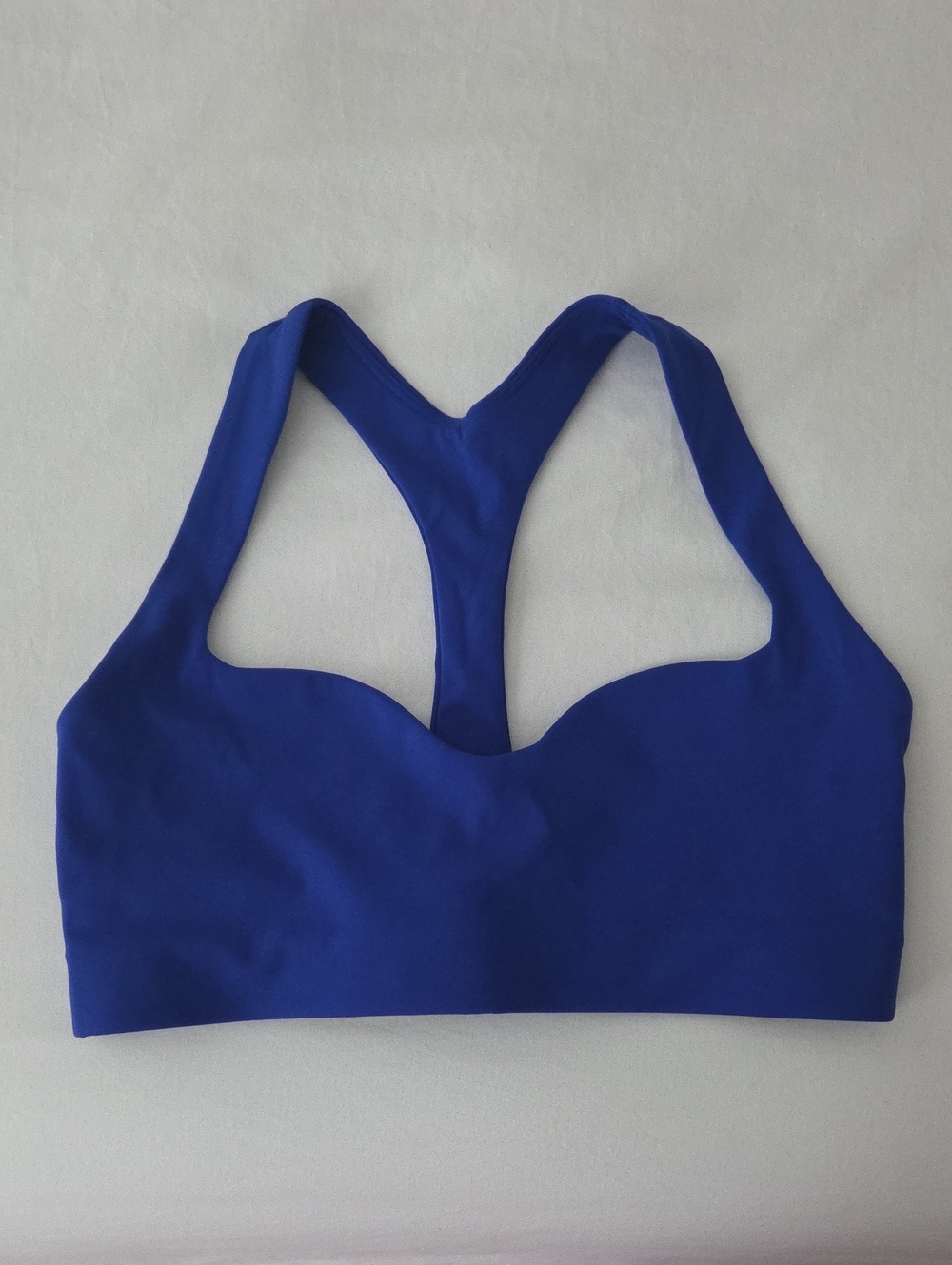 Blue Racerback Seamless Sports Bra - Women Intimates